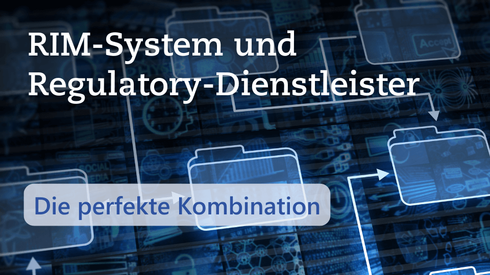 Textbild "RIM-System und Regulatory-Dienstleister - Die perfekte Kombination" von Metecon GmbH