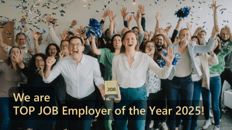 textimage "We are TOP JOB Employer of the Year 2025" by Metecon GmbH